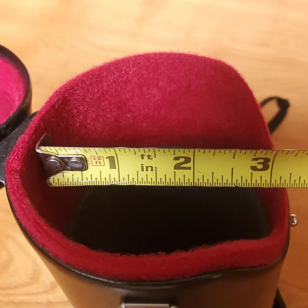 Minolta LH-1037 Lens Case w/ Strap Japan 7.75